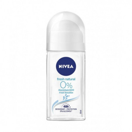 NIVEA DEO ROLL ON F NATURAL AID 50ML(E)