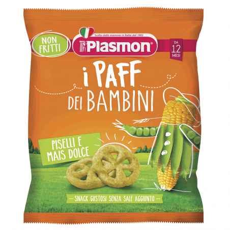 PLASMON PAFF SNACK PIS MAIS GR.15