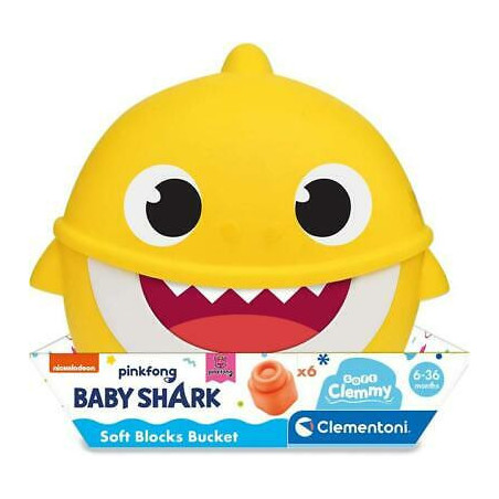 CLEMMY BABY SHARK BLOCKS BUCKET(E)