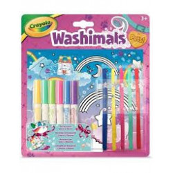 CRAYOLA WASHMALS SET...