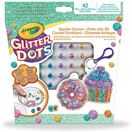 CRAYOLA GLITTER DOTS CIONDOLI SCINTILLA(