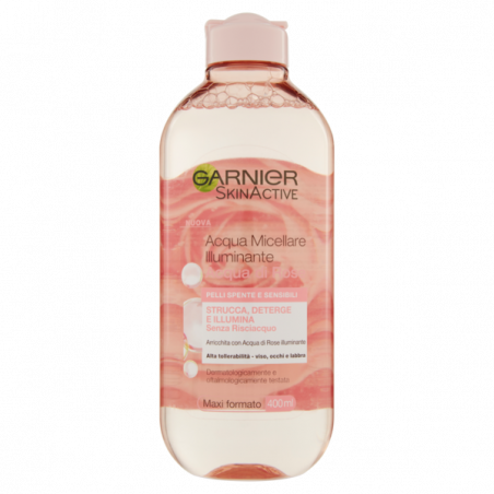 GARNIER A MICELL.A ROSE ILLUM.400ML