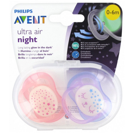 AVENT SUCCH.U.AIR NIGHT GIRL  0 6M