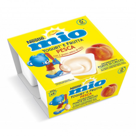 MIO MERENDA YOGURT PESCA 4X100GR