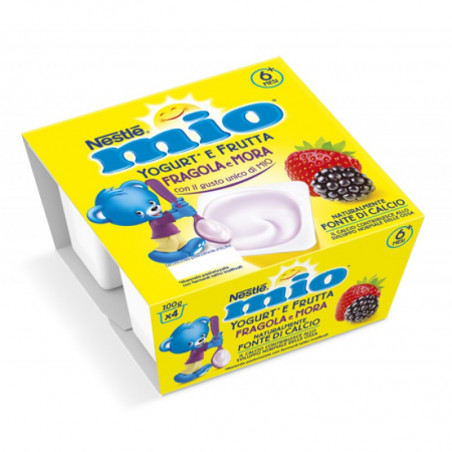 MIO MERENDA YOGURT FRA MORA 4X100GR(E)