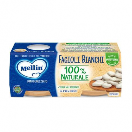 MELLIN OMO FAGIOLI BIANCHI GR.80X2