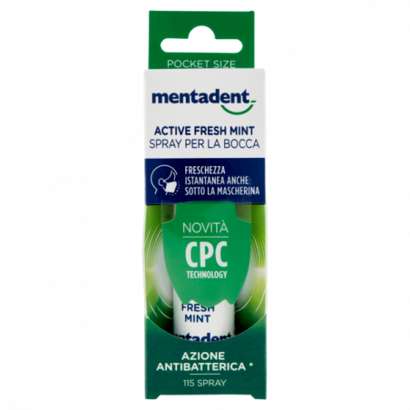 MENTADENT SPRAY ACTIVE FRESH ANTIB.15ML