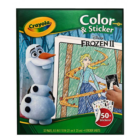 CRAYOLA ALBUM ADESIVI-COLOR FROZEN 2