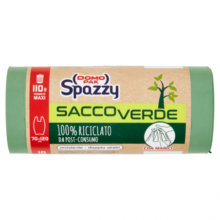 DOMOPAK SPAZZY SACCO VERDE C MAN.70X120