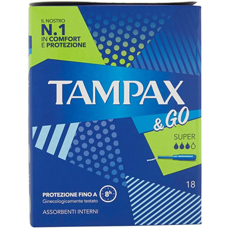 TAMPAX GO SUPER X18