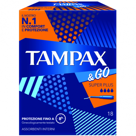 TAMPAX GO SUPER PLUSx18