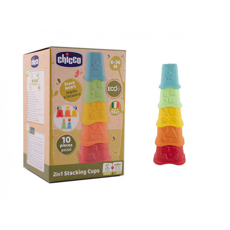 CHICCO 2IN1 STACKING CUPS