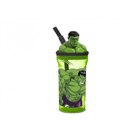 BICCHIERE C CAN 3D TRIT.HULK 360ML