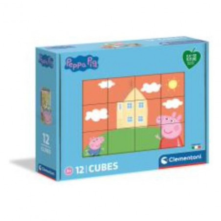 CLEMENTONI 12 CUBI PFF PEPPA PIG(E)