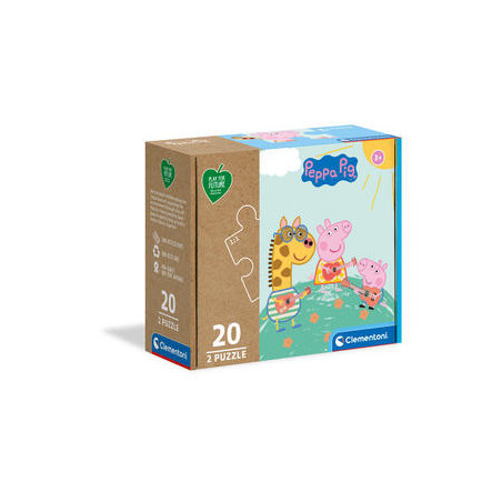 PUZZLE 2X20 PFF PEPPA PIG(E)