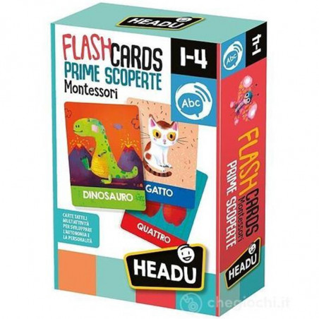 HEADU FLASHCARD PRIME SCOPERTE MONTESSOR