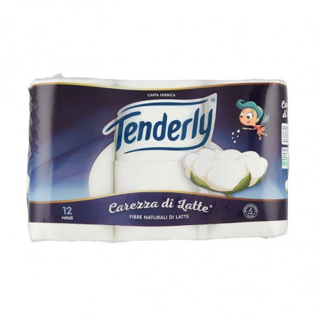 TENDERLY CARTA IG.CAREZZA LATTE 12PZ