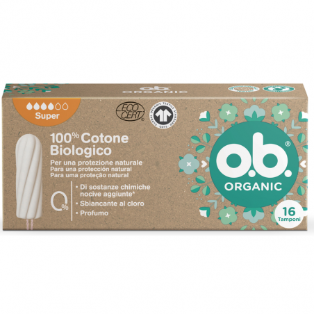 O.B.TAMPONI ORGANIC SUPER X16