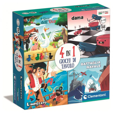 CLEMENTONI GIOCHI DA TAVOLO 4IN1