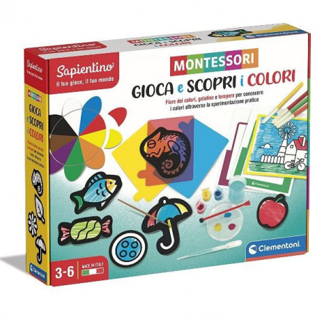 MONTESSORI SAPIENTINO GIOC.SCOPRI.COLOR(