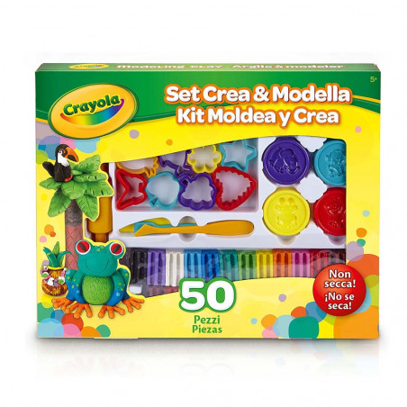 CRAYOLA SET PLASTILINAx50CREA MODELLA