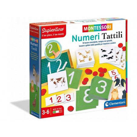 MONTESSORI SAPIENTINO NUMERI TATTILI