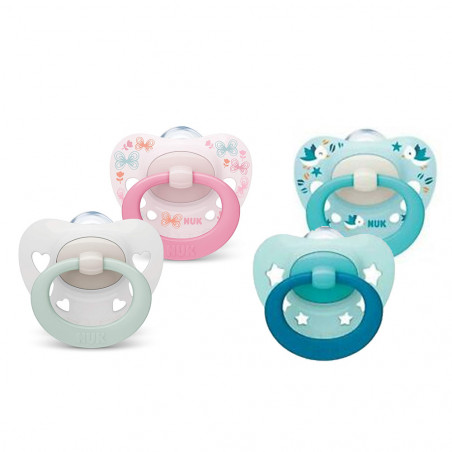 NUK SUCCH.SIGN.SIL 0-6M X2(E)