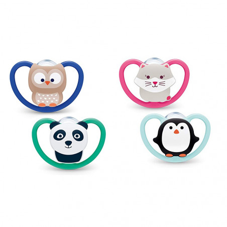 NUK SUCCH.SPACE SIL.18-36M X2(E)