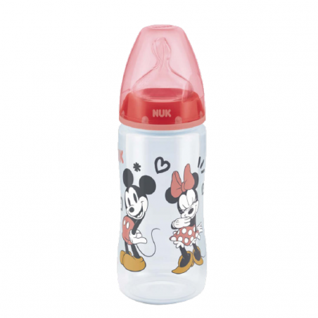 NUK BIBERON MINNIE RED SIL 6-18M 300 (E)