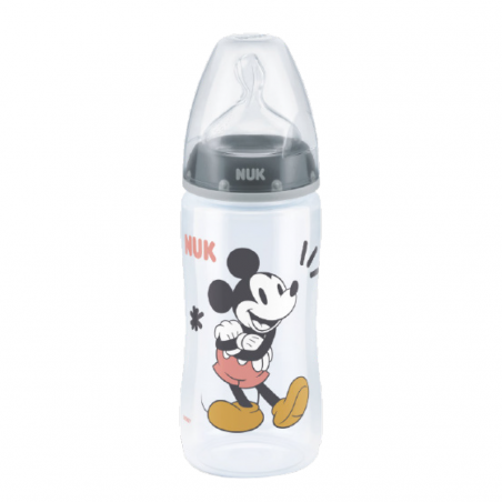 NUK BIBERON MICKEY SIL 6-18M PP300ML(E)