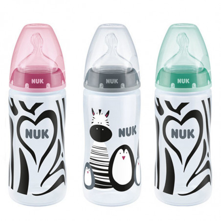 NUK BIBERON FC+TC MONOC. SIL 0-6 300ML(e