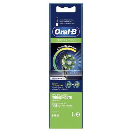 ORAL B REFIL CROSS ACT.NERO X2