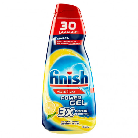 FINISH POWER GEL 3X LIMONE 600ML