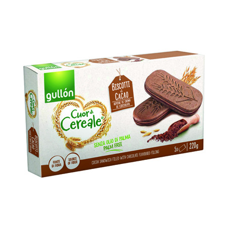 GULLON CDC BISC.SANDW DOPPIO CACAO200(E)
