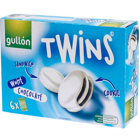 GULLON TWINS CHOCO BIANCO 252GR