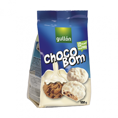 GULLON CHOCO BOM CIOCC.BIANCO 100GR