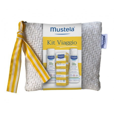 MUSTELA KIT VIAGGIO SOL.F50+DET+HYDRA(E)