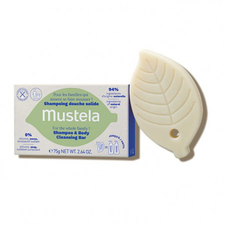 MUSTELA SH DET.SOL 75GR+PORTA SAP.(E)