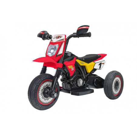 GLOBO MOTOCROSS ELET.3 RUOTE ROSSO 6V