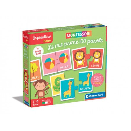 MONTESSORI SAPIENTINO PRIME 100 PAROLE