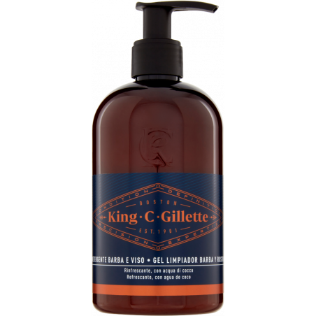 GILLETTE KING C.DET.BARBA VISO 350ML