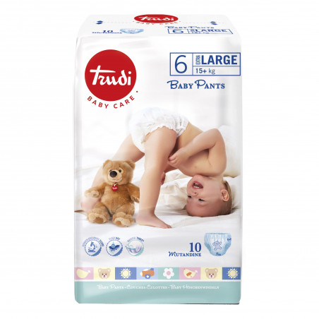 TRUDI BABY PANTS XL X10  +15KG