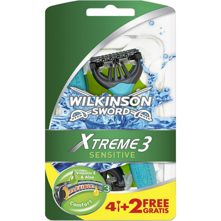 WILKINSON XTREME 3 SENSIT.4+2P