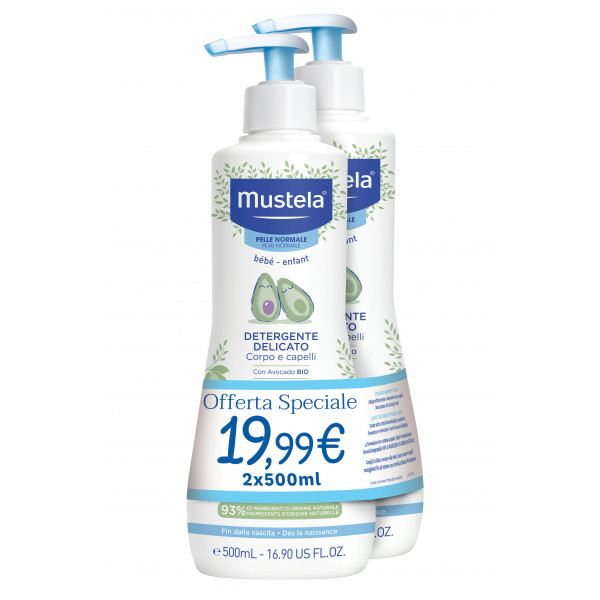 MUSTELA DET.DELICATO BIPACK 500ML