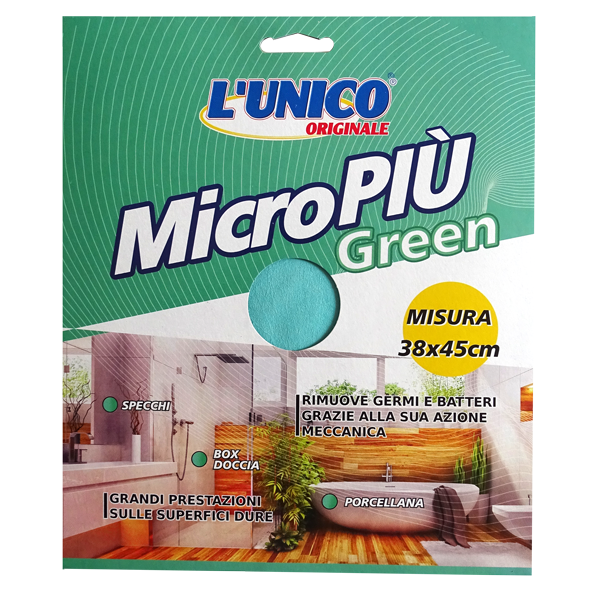 UNICO PANNI MICRO PIU'GREEN 38X45