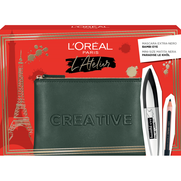 L'OREAL POCH.XMAS BAMBI+M CRAYON'22