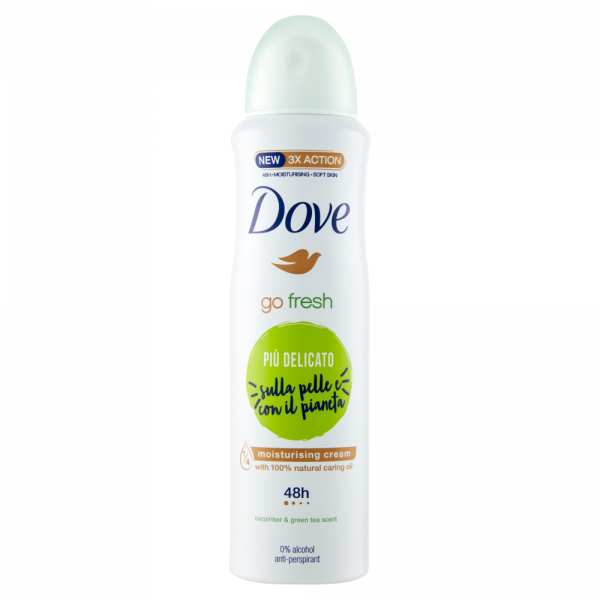 DOVE DEO 0% SPR GO FRESH CETRIOLO 150ML