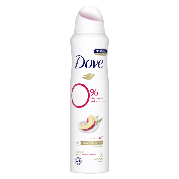 DOVE DEO 0% SPR PESCA LIMONE 150ML