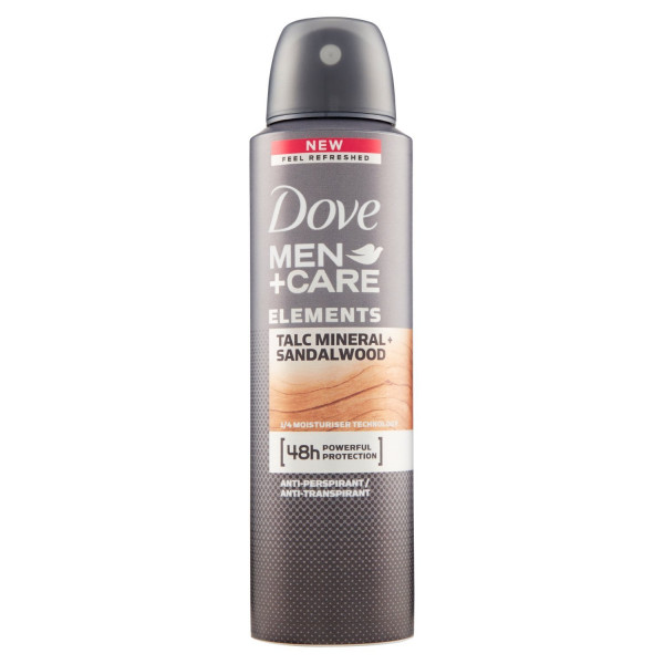 DOVE DEO SPR MEN CARE MIN SANDAL 150ML