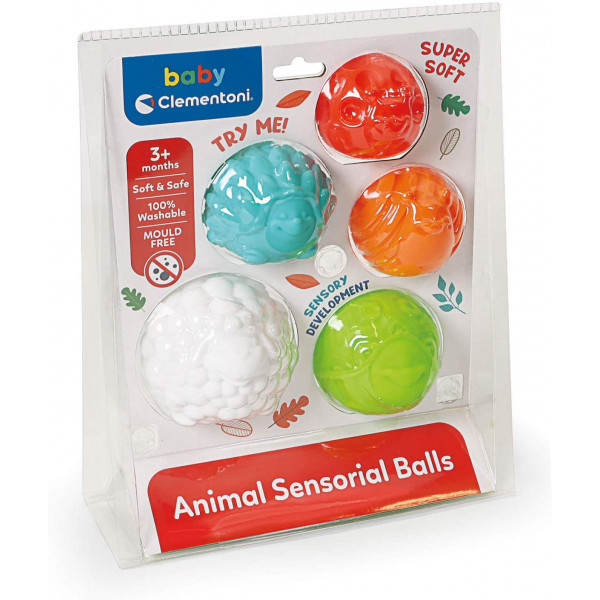 CLEMENTONI ANIMAL SENSORIAL BALLS(E)